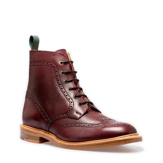 NPS Shoes Heath 6 Eyederby Boots Burgundy