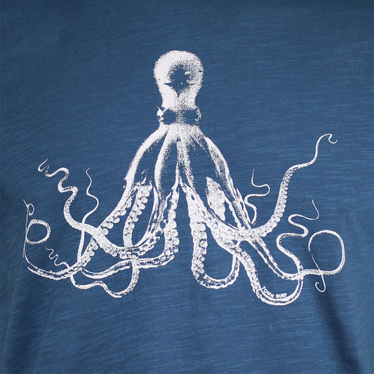 Tonn T Shirt Octopus Dark Blue
