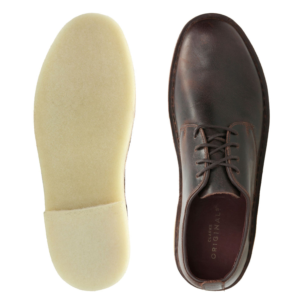 Clarks Desert London Derby Shoes Chestnut