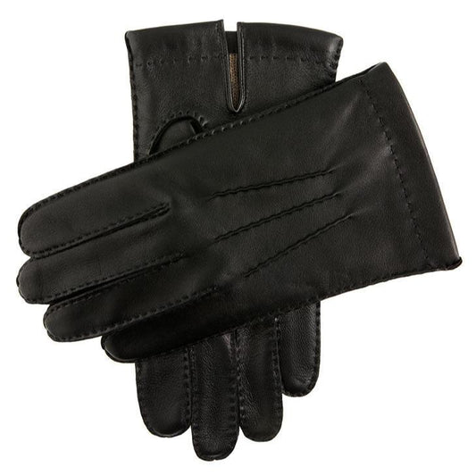 Dents Handsewn Cashmere Lined Hairsheep Leather Touchscreen Gloves Black