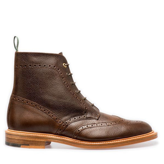 NPS Shoes Heath 6 Eyederby Boots Walnut