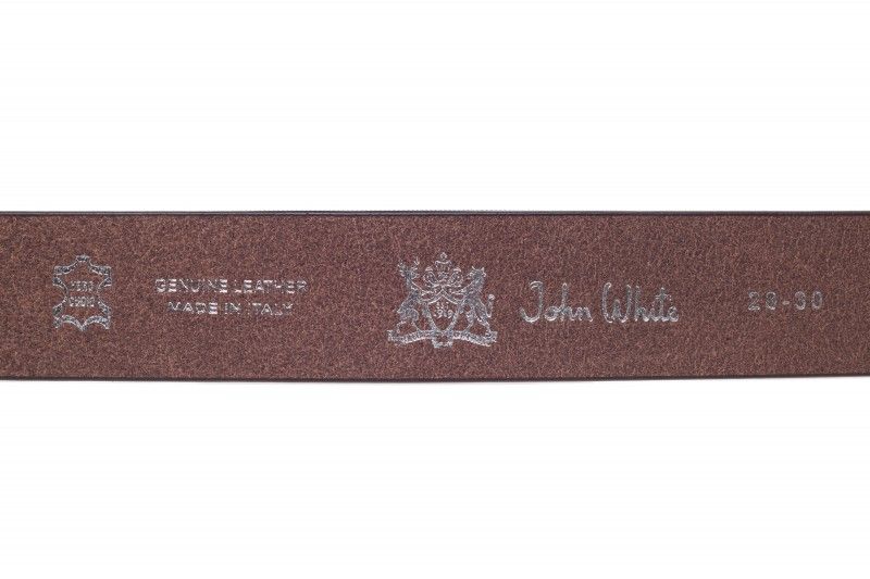 John White 40mm Belt Casual Brown Calf
