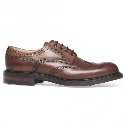 Cheaney Avon R Wingcap Country Brogue Dark Leaf Calf Leather