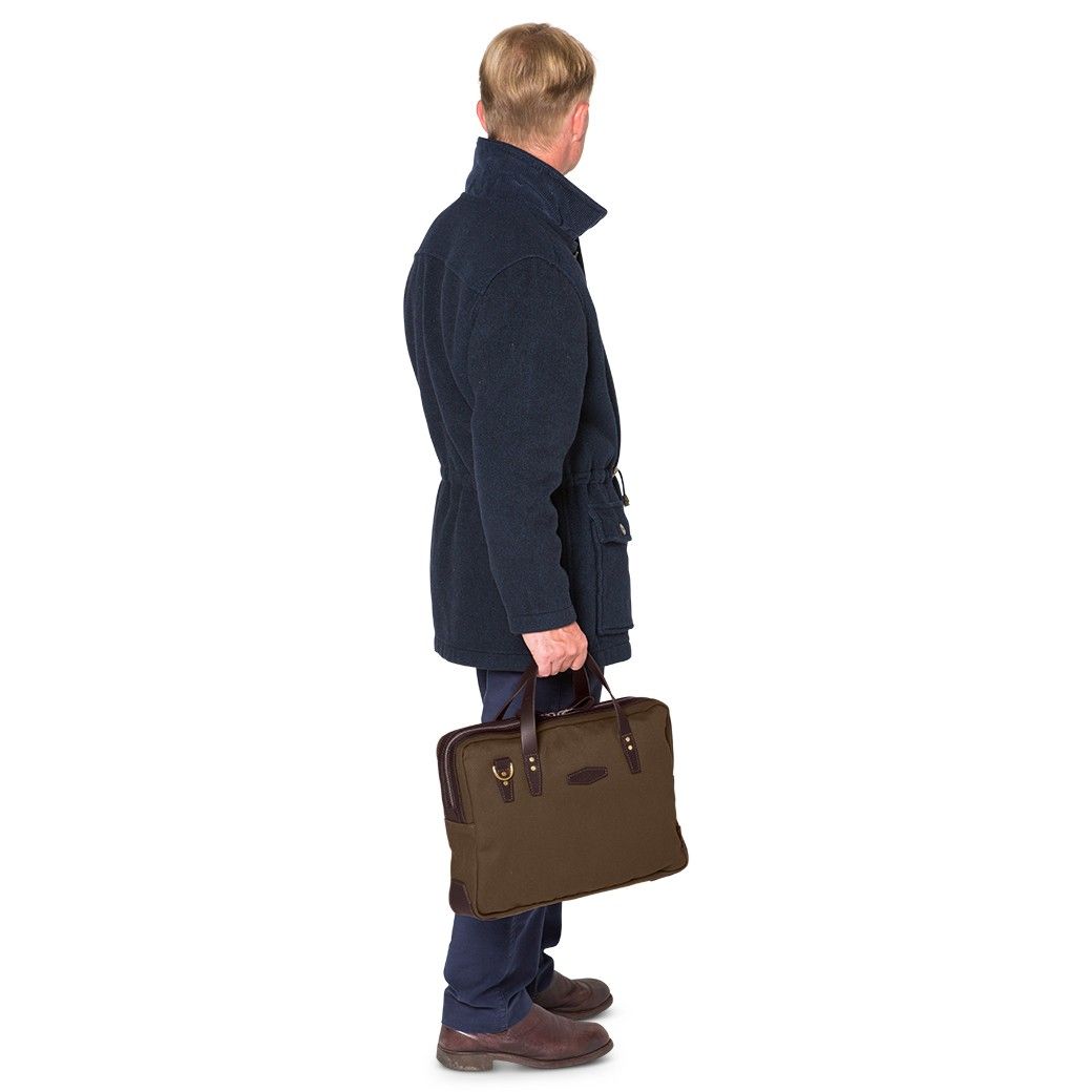 Chapman Bovey Briefcase Olive