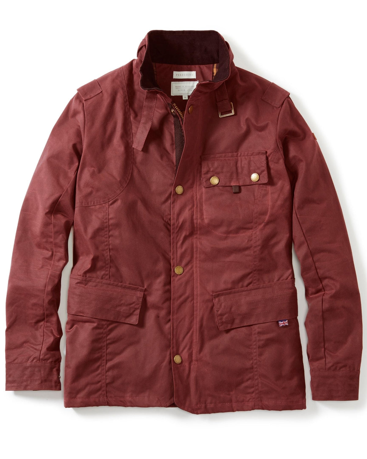 Peregrine Bexley Waxed Jacket in Brick