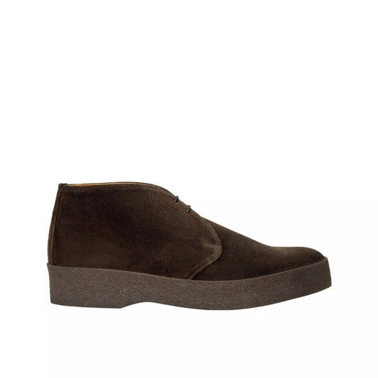 Factory Seconds Sanders Hi Top Chukka Boot Chocolate Suede