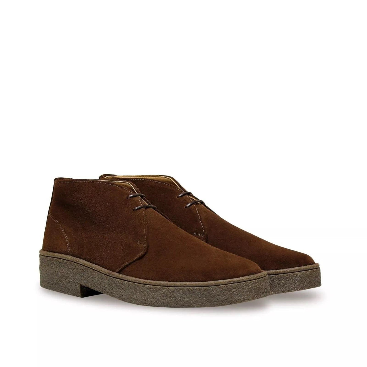 Factory Seconds Sanders Hi Top Luther Chukka Boot Polo Snuff Suede