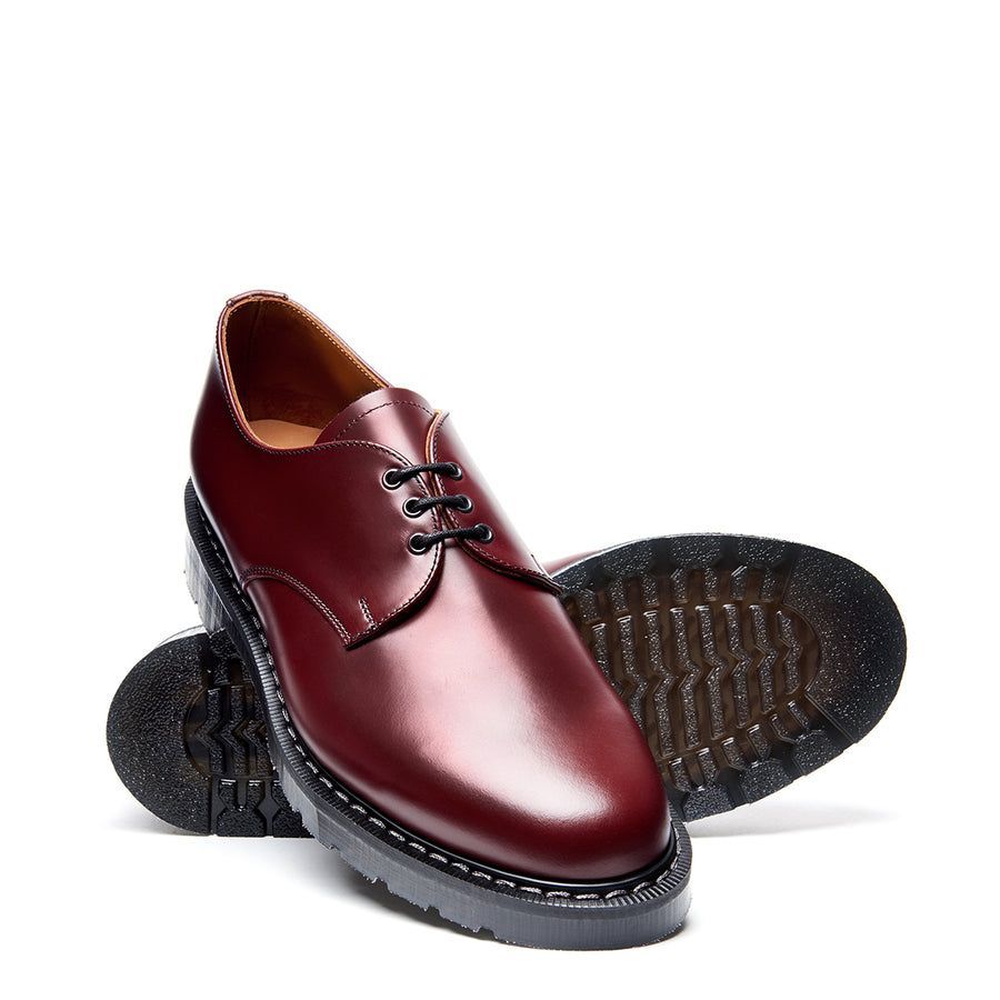 Solovair Hi Shine Gibson Shoe Oxblood
