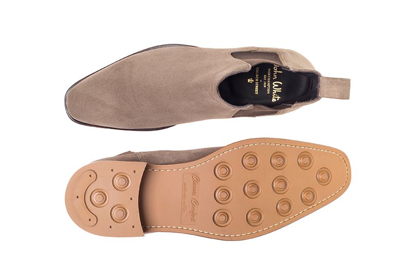 John White Yates Chelsea Boot Flint Suede
