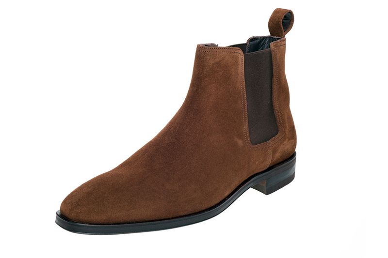 John White Yates Chelsea Boot Snuff Suede