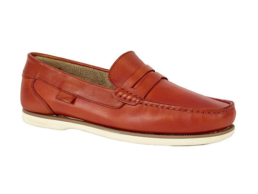 Chatham Faraday Deck Shoes Orange