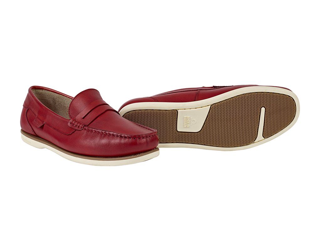 Chatham Faraday Deck Shoes Red