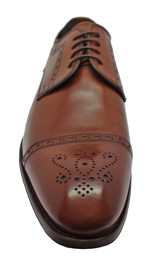 John White Charter Semi Brogue Tan