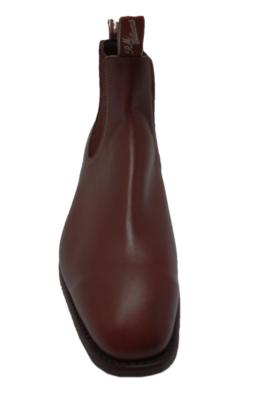 R.M. Williams Craftsman Comfort Yearling Chelsea Dark Tan
