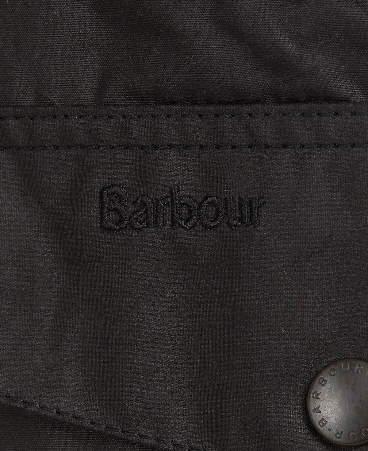 Barbour Sapper Waxed Jacket Black
