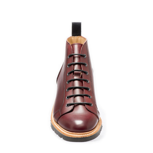 Solovair Monkey Boot Burgundy