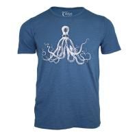 Tonn T-Shirt Octopus in Dark Blue