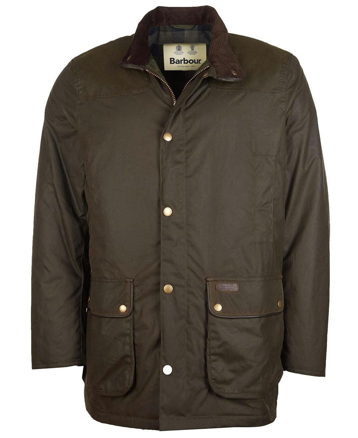 Barbour Hartlington Waxed Jacket Olive