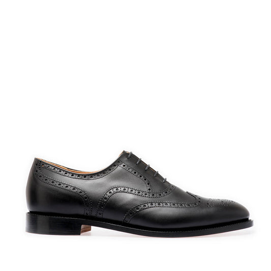 NPS Churchill 5 Eye Brogue Oxford Black