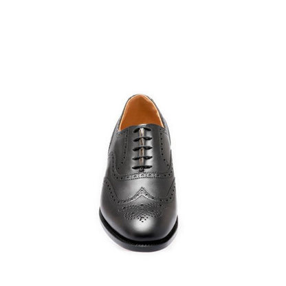 NPS Churchill 5 Eye Brogue Oxford Black