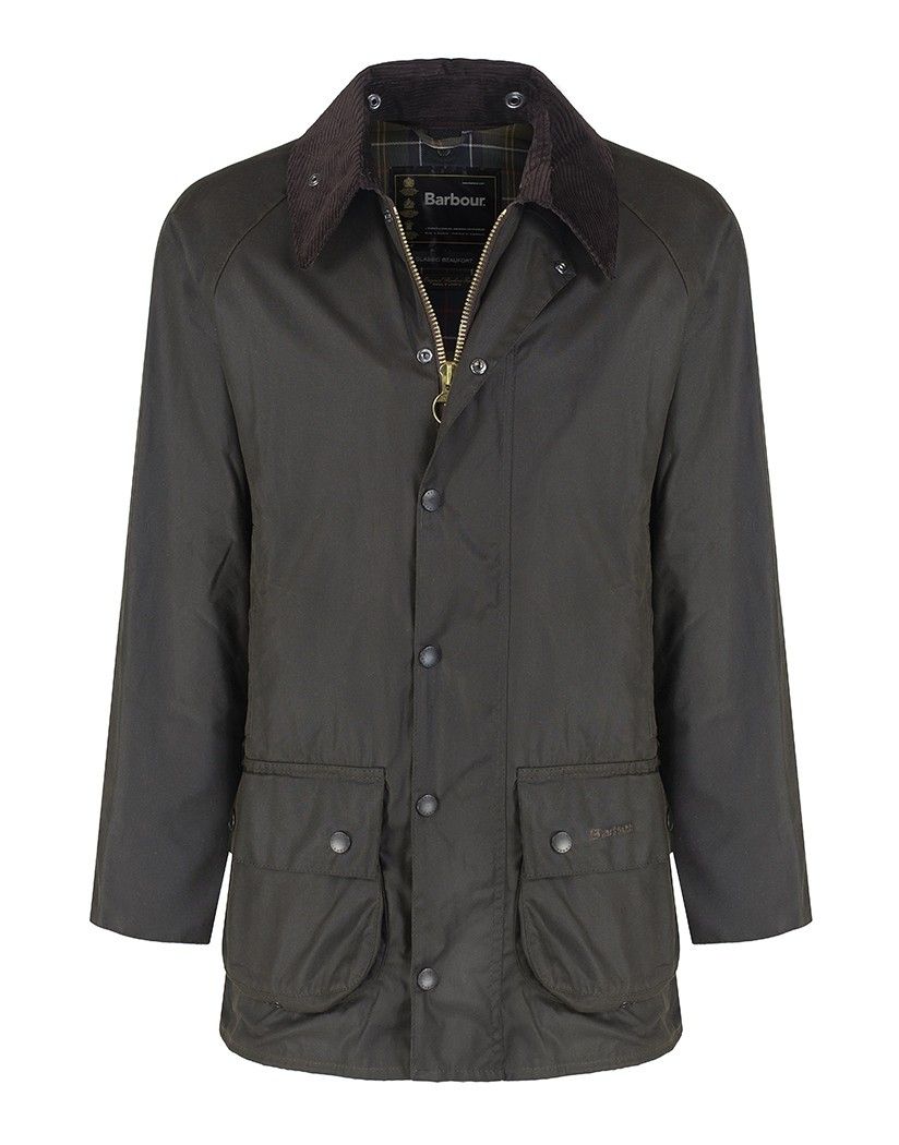 Barbour Classic Beaufort Waxed Jacket Olive