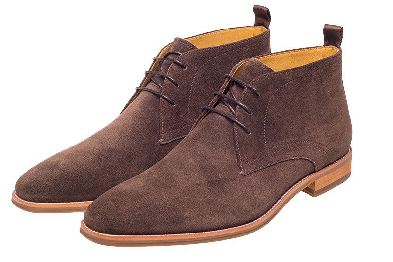 John White Kimpton Suede Chukka Boots Brown