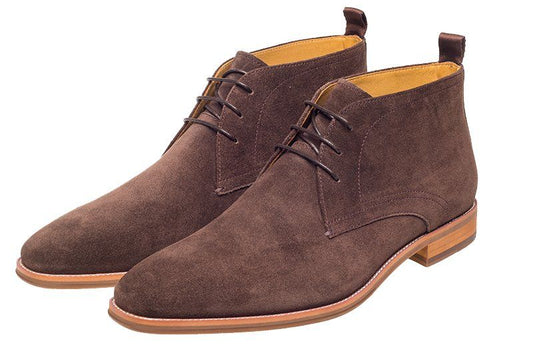 John White Kimpton Suede Chukka Boots Brown