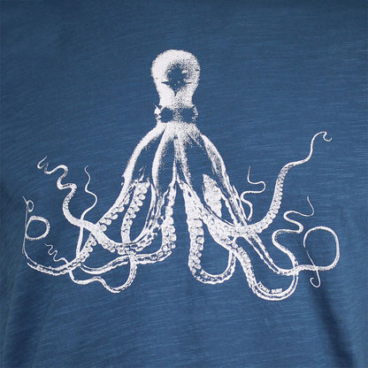 Tonn T Shirt Octopus Dark Blue