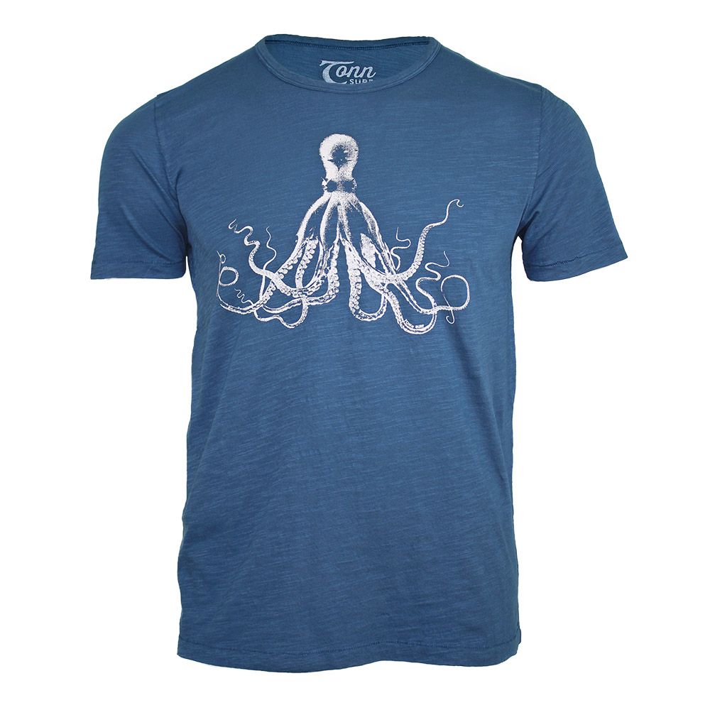 Tonn T Shirt Octopus Dark Blue