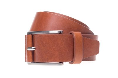 John White 40mm Belt Casual Cognac Calf