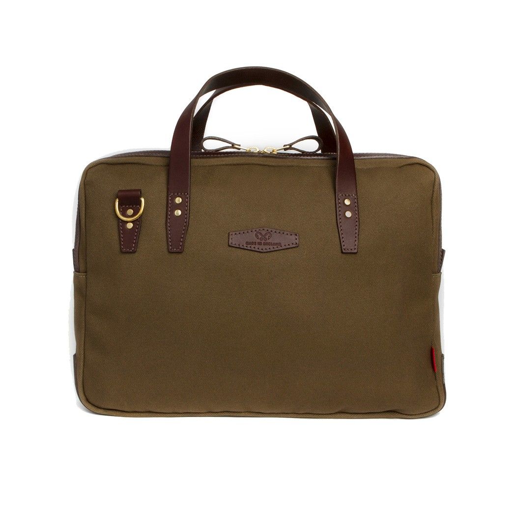 Chapman Bovey Briefcase Olive