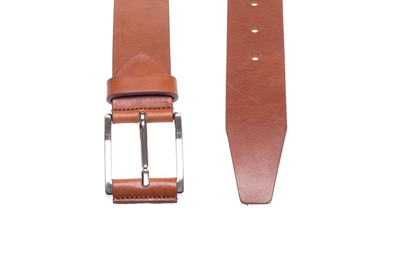 John White 40mm Belt Casual Cognac Calf