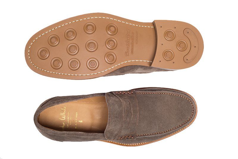 John White Allsop Suede Loafers Sand