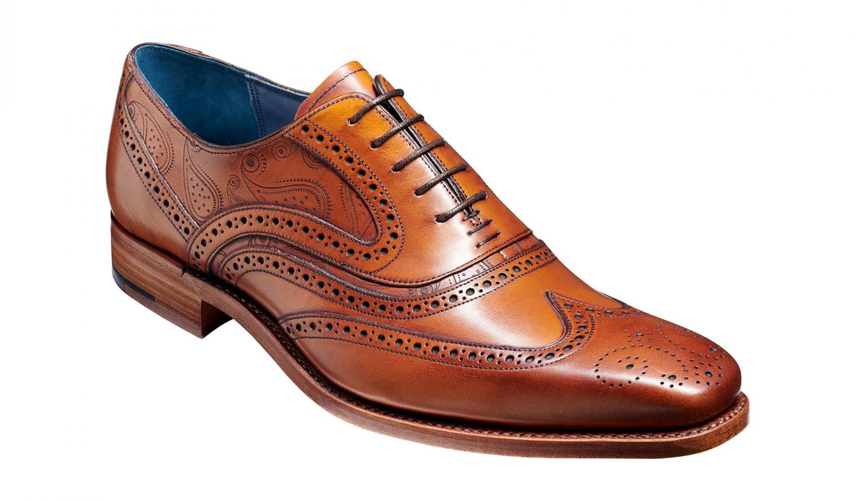 Barker Mcclean Brogue Antique Rosewood Paisley