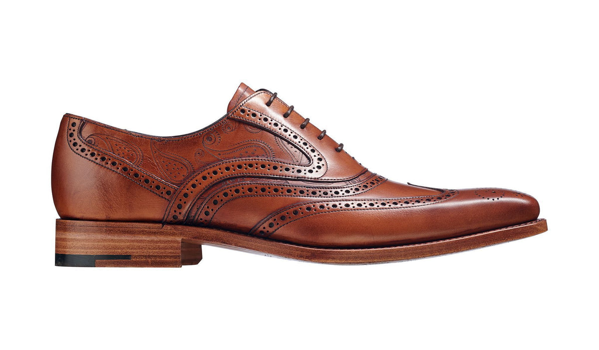 Barker Mcclean Brogue Antique Rosewood Paisley