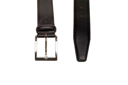 John White 35mm Belt Brown Dress Tumbled Calf