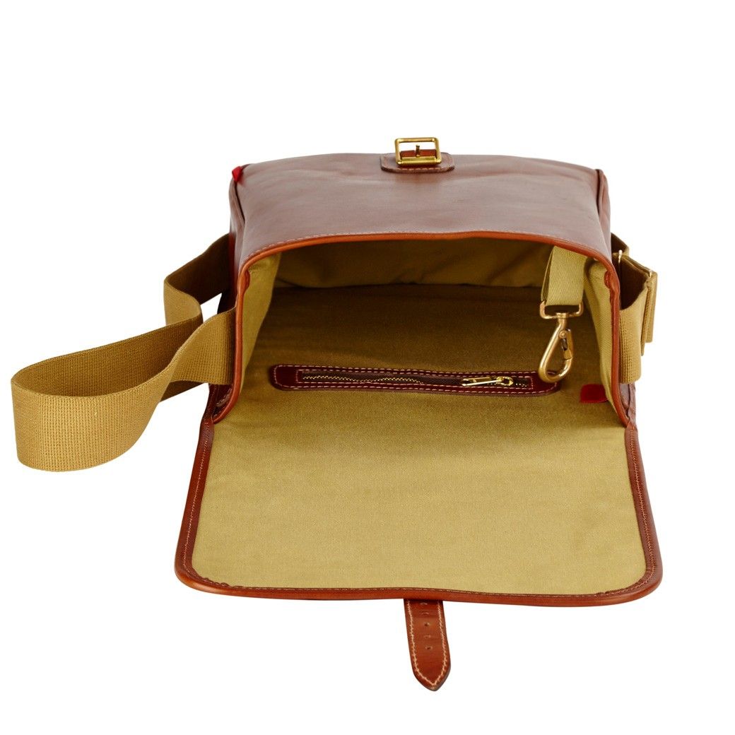 Chapman Reiver Leather Despatch Bag Brown