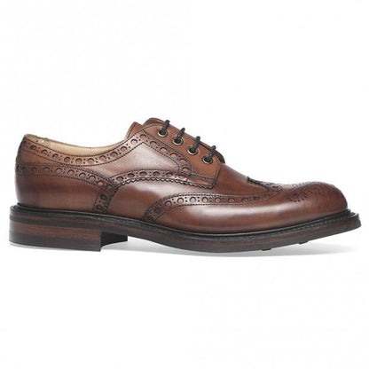 Cheaney Avon R Wingcap Country Brogue Dark Leaf Calf Leather