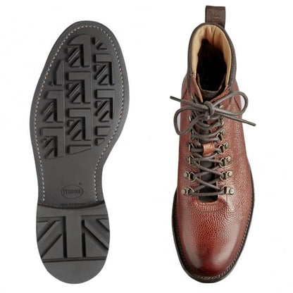 Cheaney Ingleborough B Hiker Leather Boot Mahogany Grain