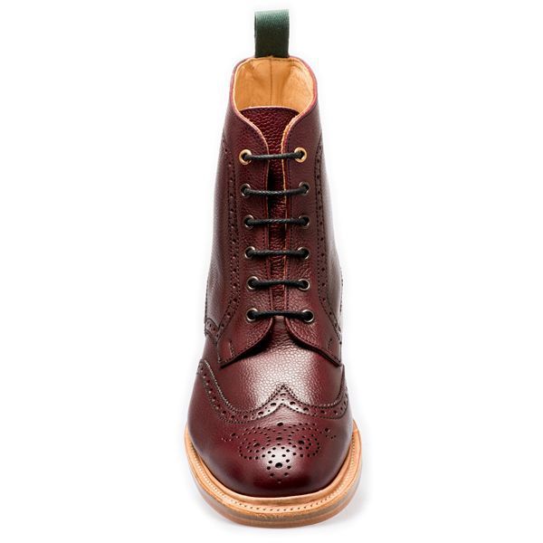 NPS Shoes Heath 6 Eyederby Boots Burgundy