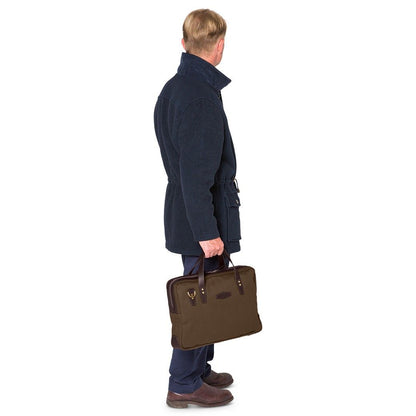 Chapman Bovey Briefcase Olive