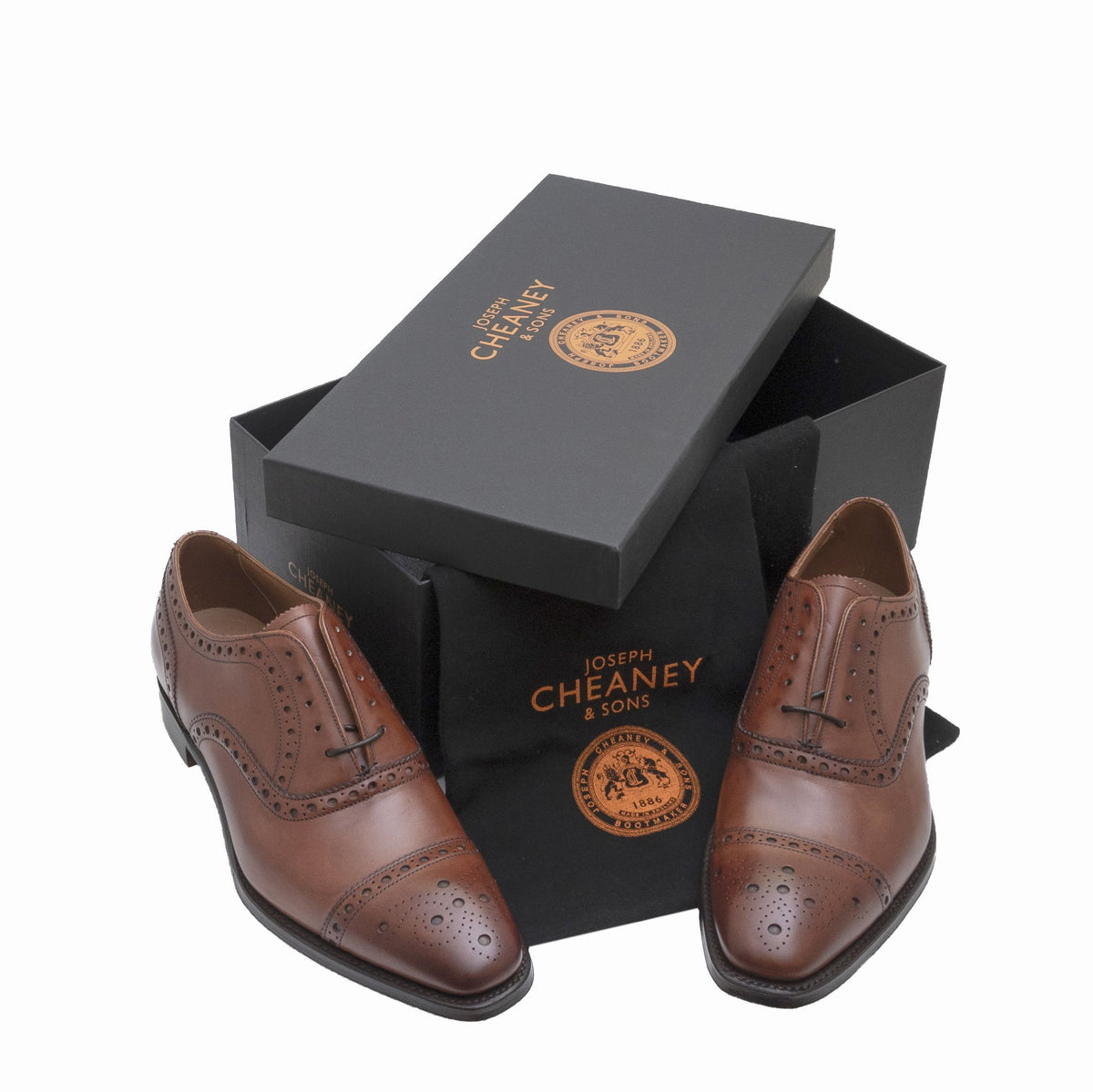 Joseph Cheaney Parkinson Brogue Brandy