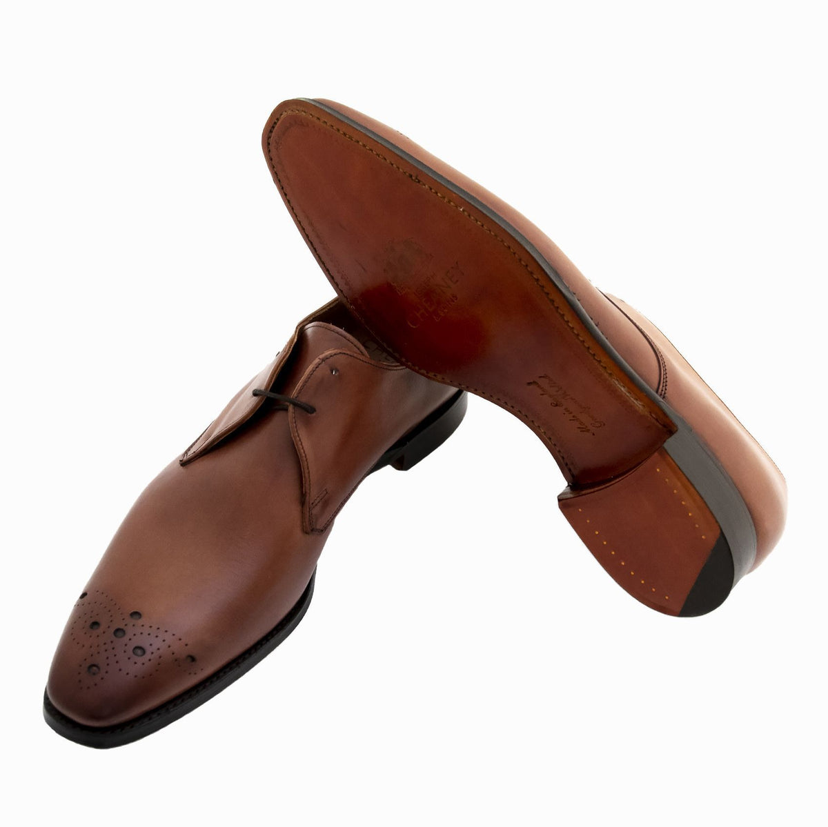 Joseph Cheaney Hardy Derby Shoes Brandy