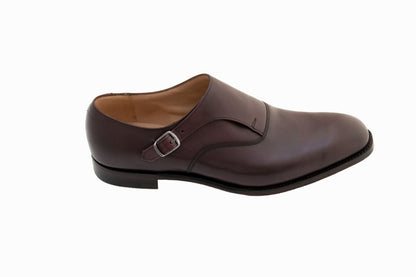 Joseph Cheaney Moulton Monk Shoes Burgundy
