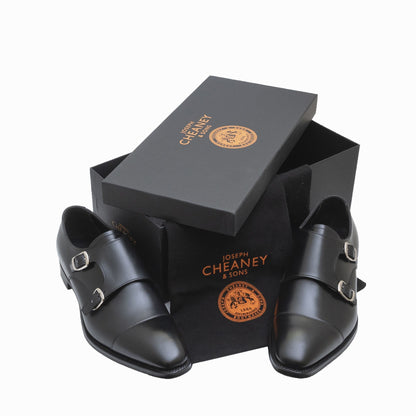 Joseph Cheaney Snowdon Double Monk Black