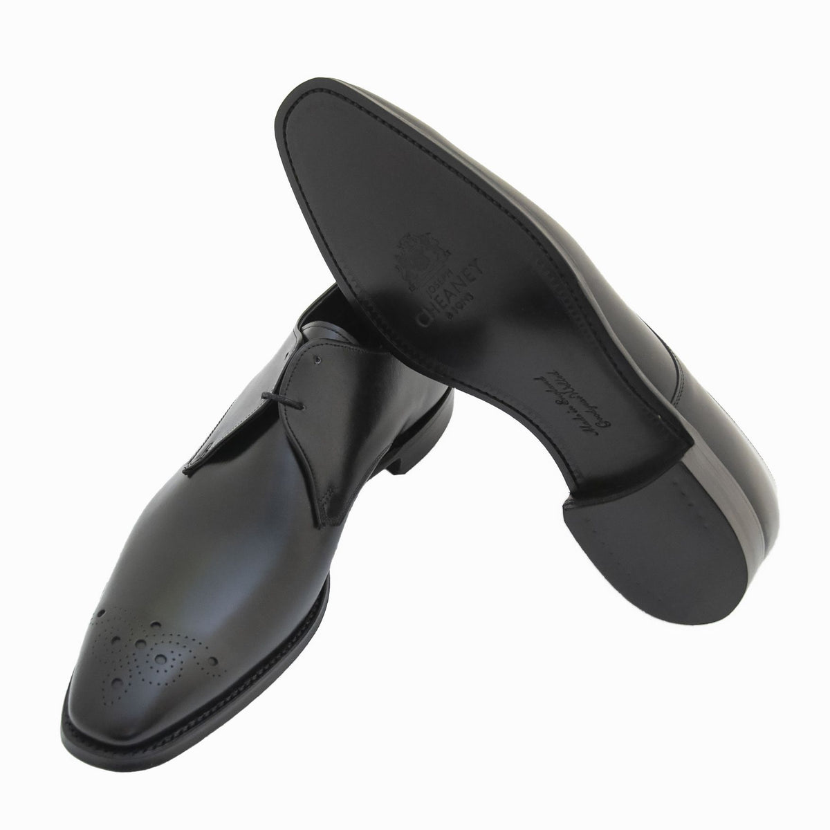 Joseph Cheaney Hardy Derby Shoes Black