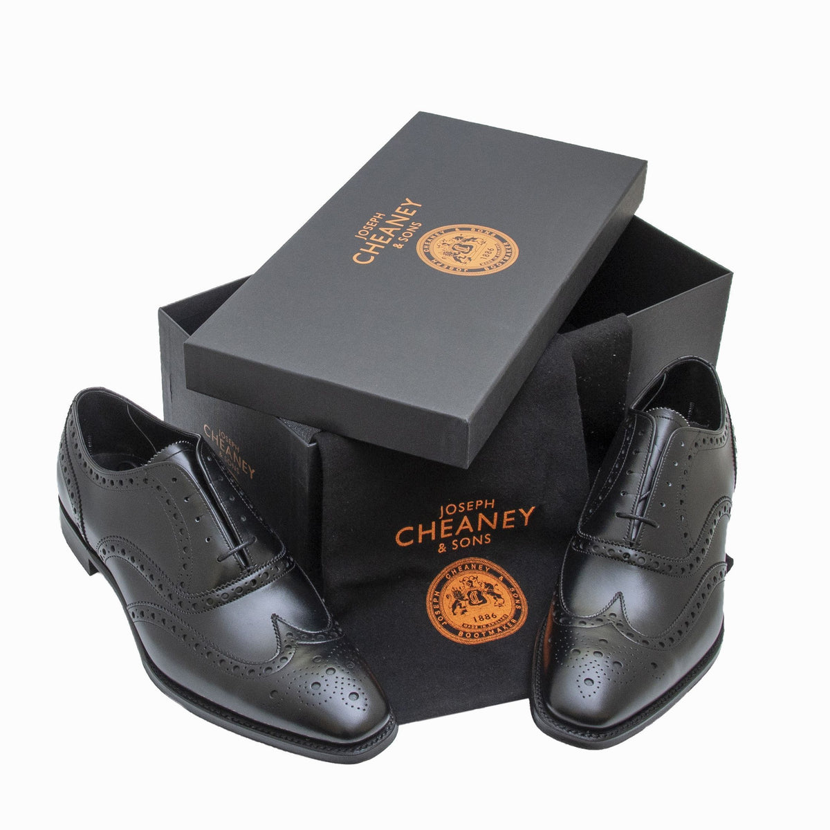 Joseph Cheaney Litchfield Brogue Black