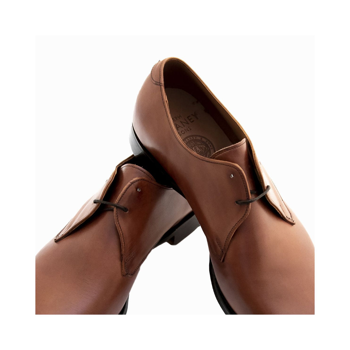 Joseph Cheaney Hardy Derby Shoes Brandy