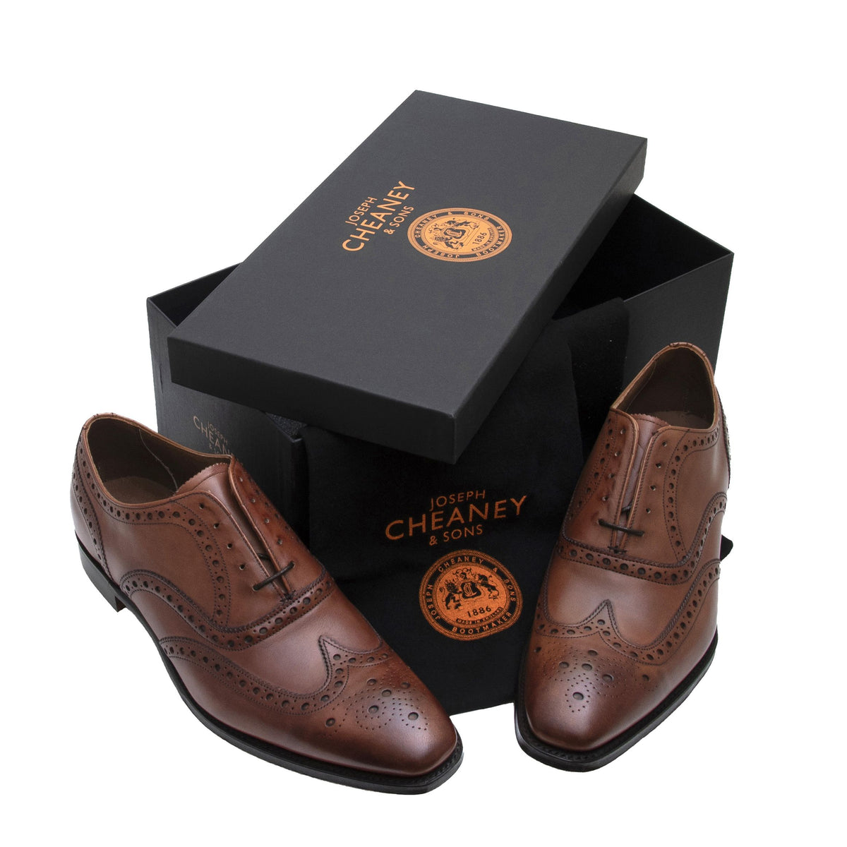 Joseph Cheaney Litchfield Brogue Mahogany