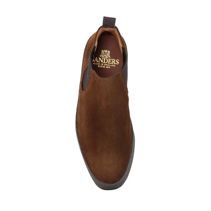 Sanders Adam Chelsea Boot Polo Snuff Suede